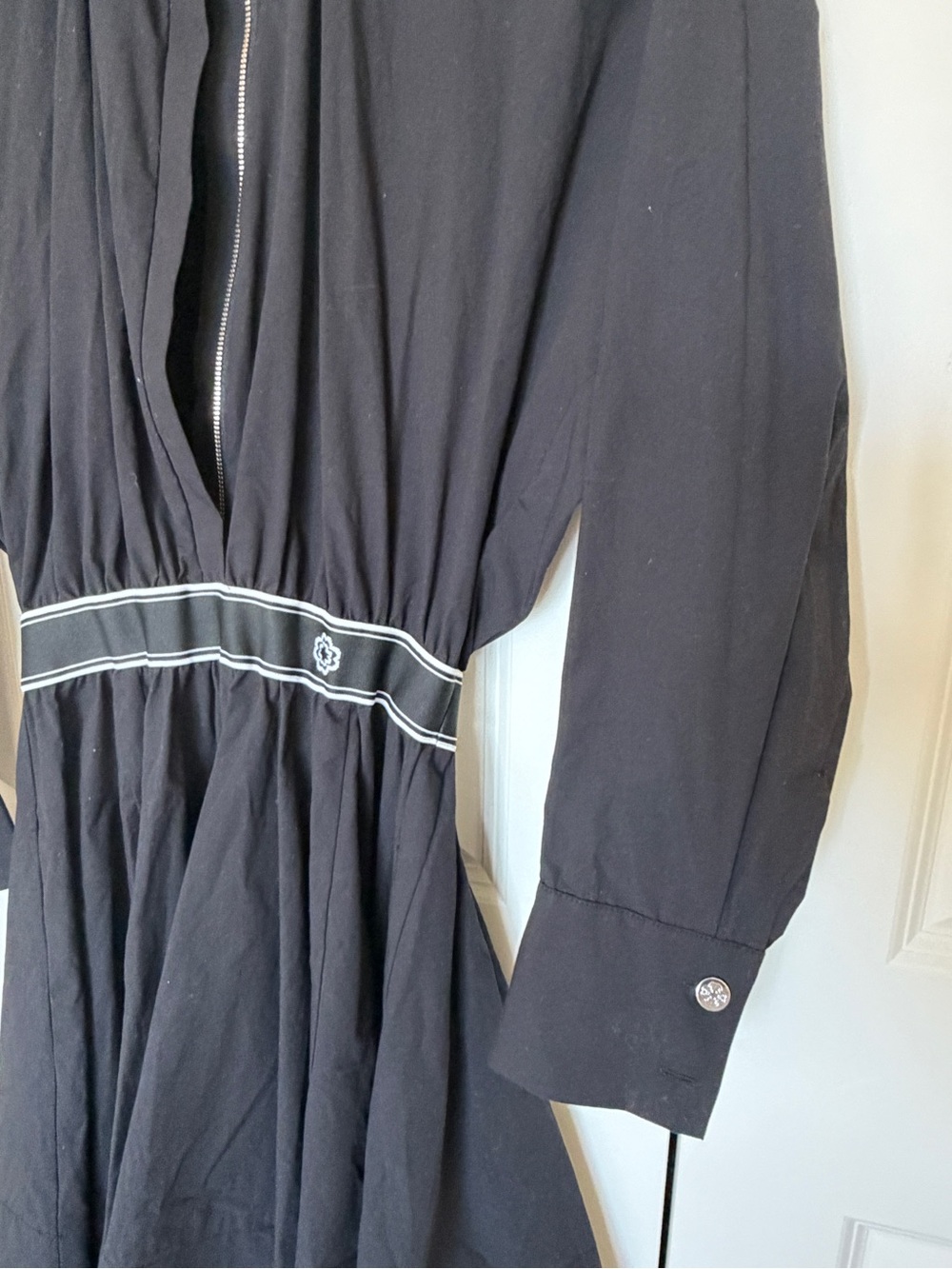 Maje Ratia shirt dress in black Sz 36 - Picture 4 of 9